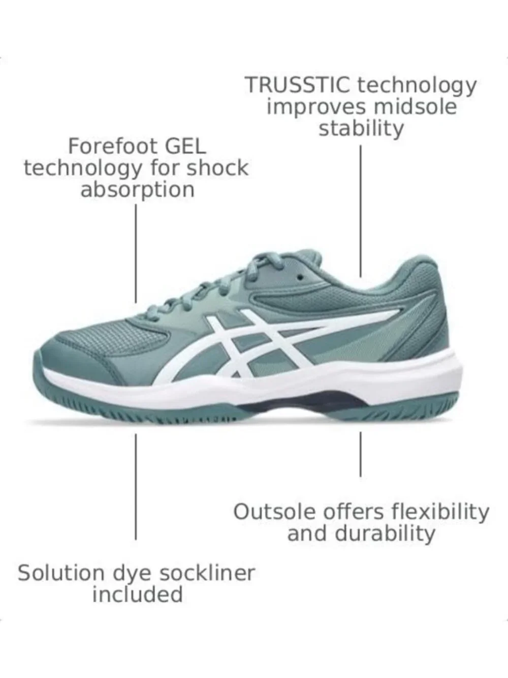 Kids' Gel-Game Tennis Shoes - Comfortable, Stylish, Perfect for Active Play